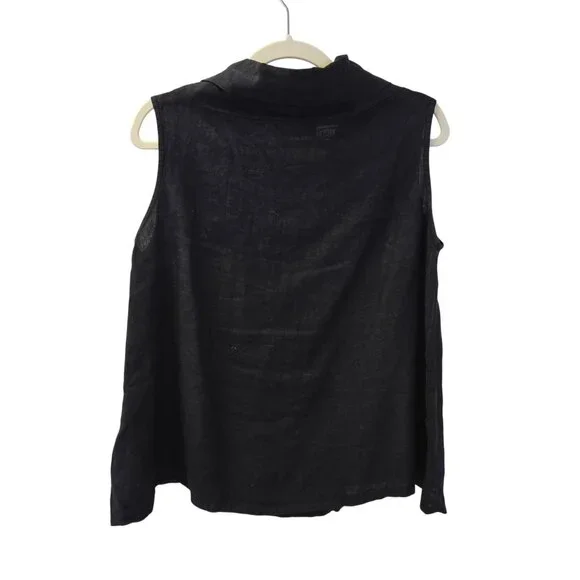 Bryn Walker 100% Linen Cowl Neck Sleeveless Top Size XS/S - Picture 2 of 6